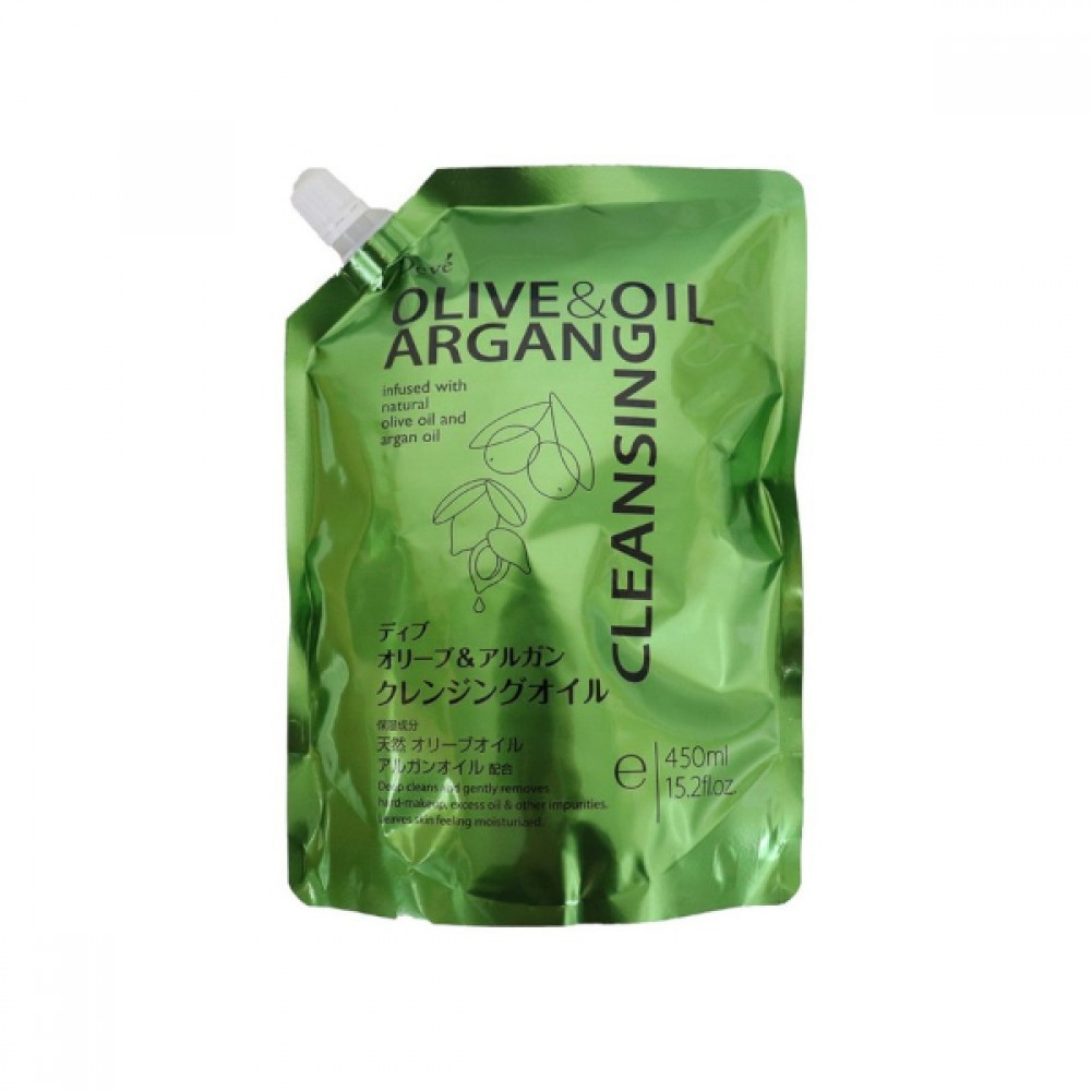KUMANO COSME - Deve Olive & Argan Cleansing Oil Refill - 450ml