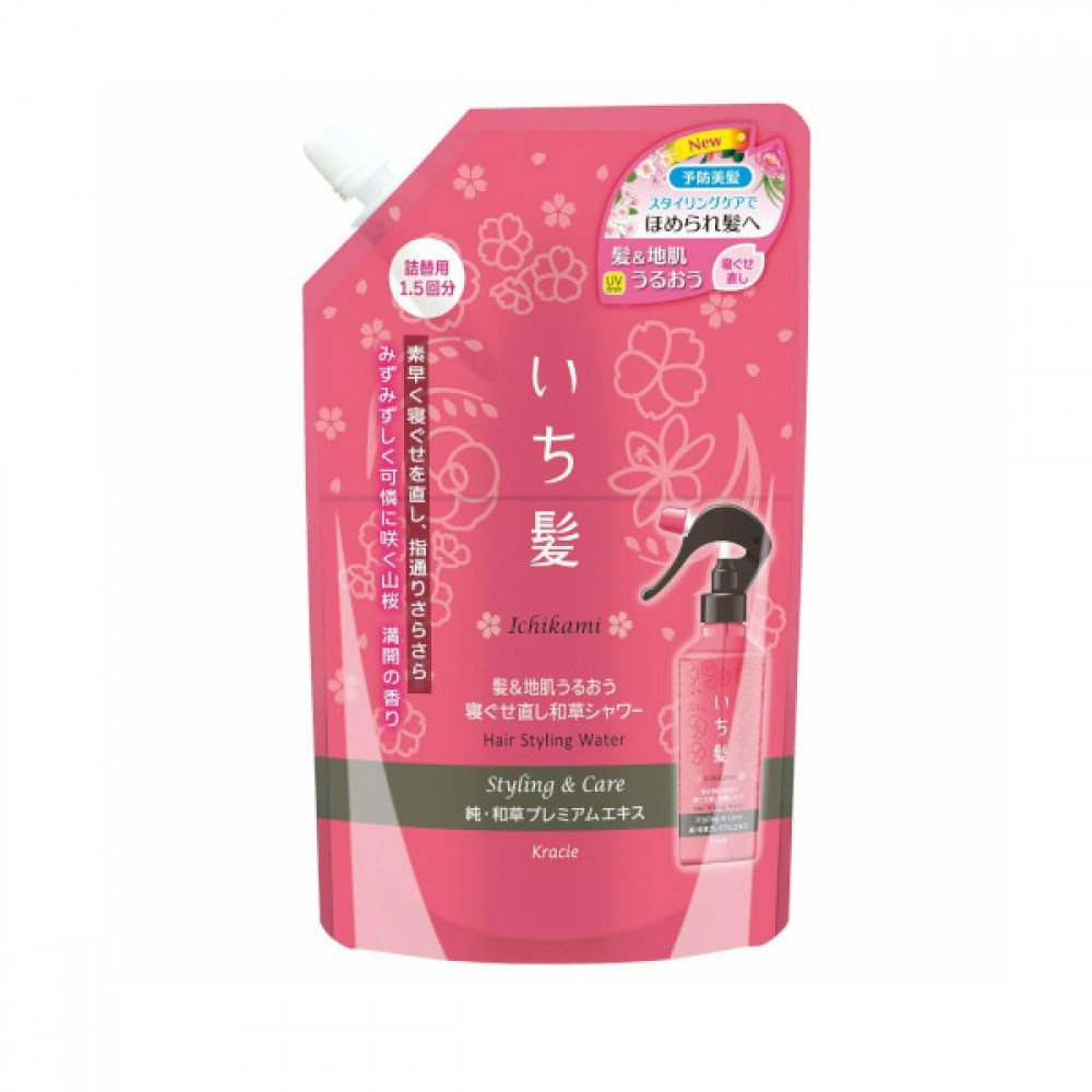 Kracie - Ichikami Hair Styling Water Refill - 375ml