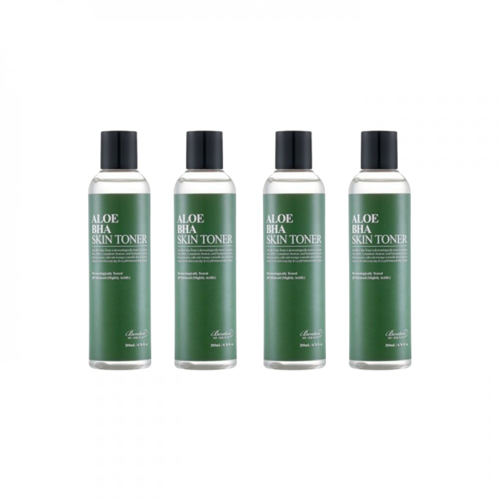 Benton - Aloe BHA Skin Toner - 200ml - (New Version) (4ea) Set
