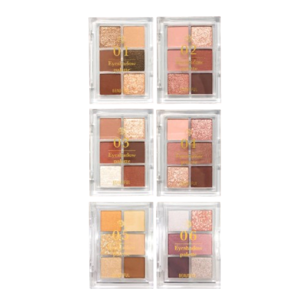 Picomonte - BEAUTIFUL De 6-Color Eyeshadow Palette - 57g