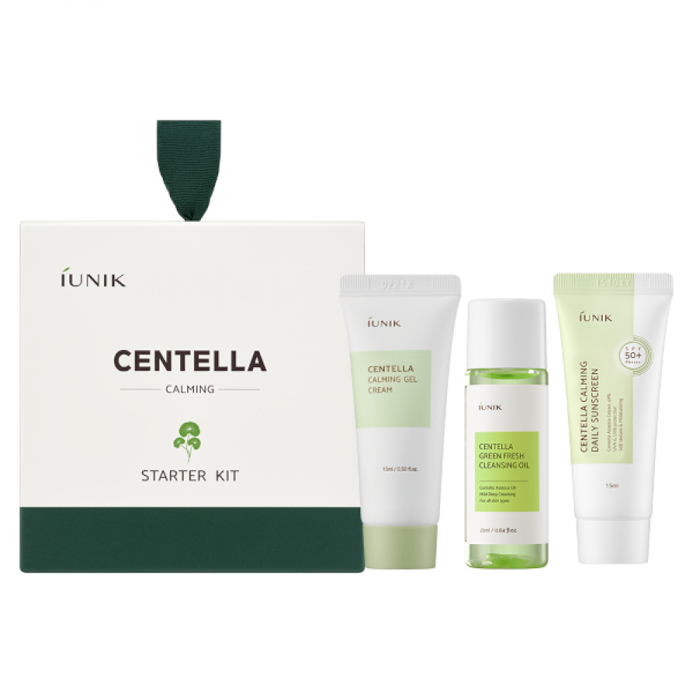 iUNIK - Centella Calming Starter Kit - 15ml+25ml+15ml