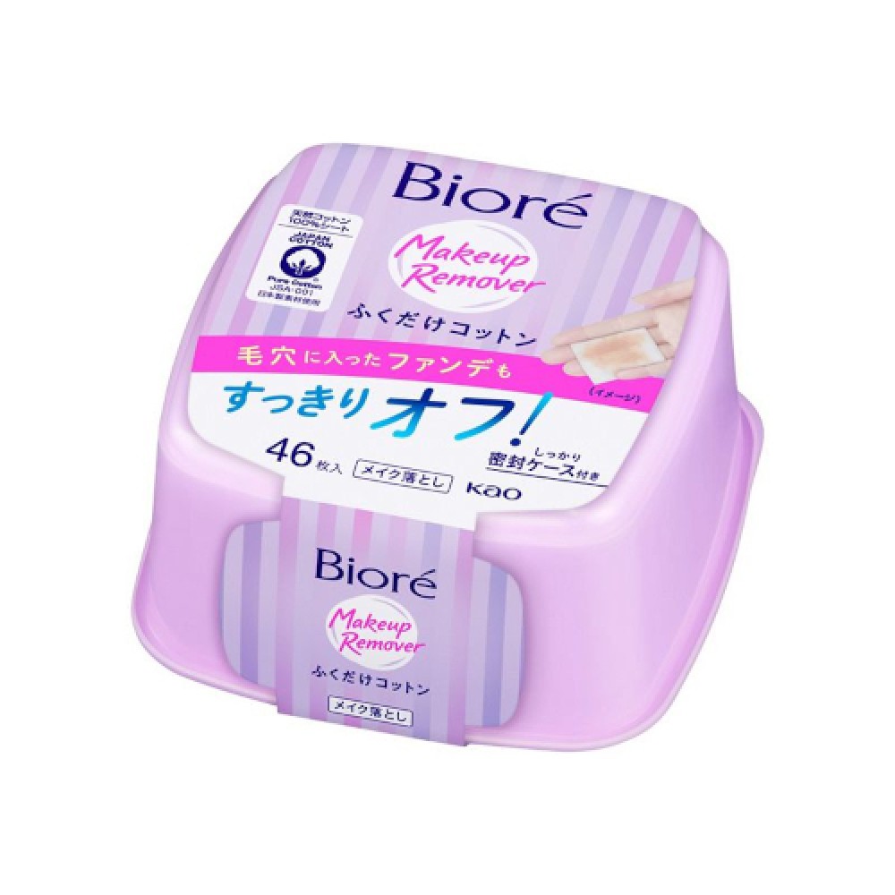 Kao - Biore Wipe Cotton - 46 sheets
