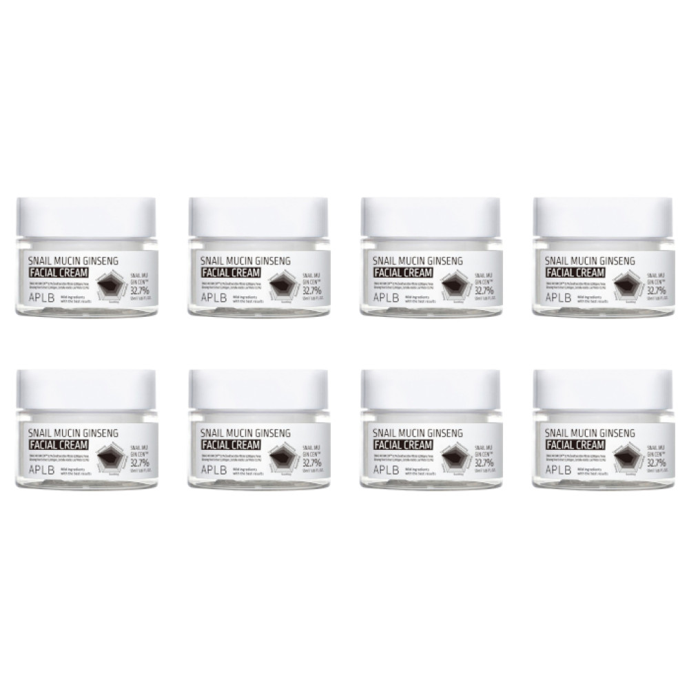 APLB - Snail Mucin Ginseng Facial Cream - 55ml (8ea) Set