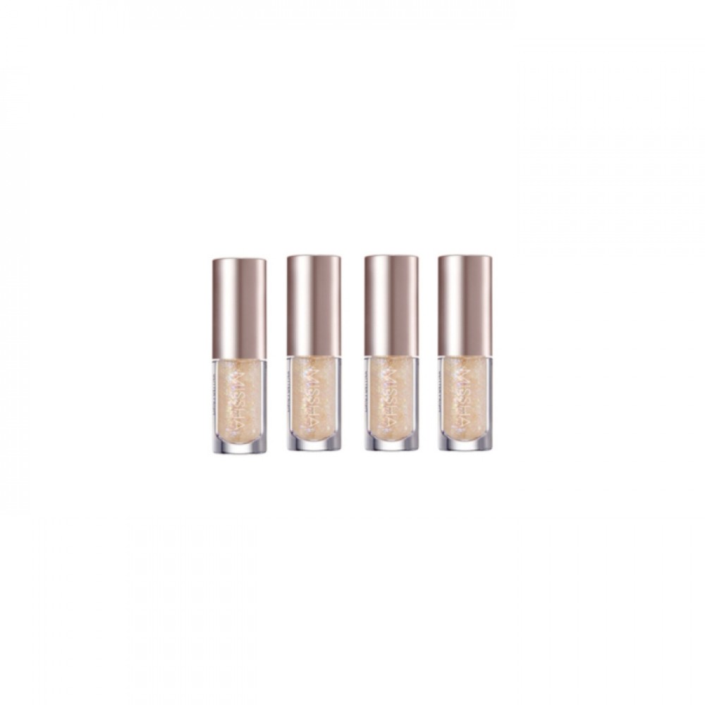 MISSHA - Glitter Prism Liquid Eye Shadow (Topper) - 3g - 02 Interstellar (4ea) Set