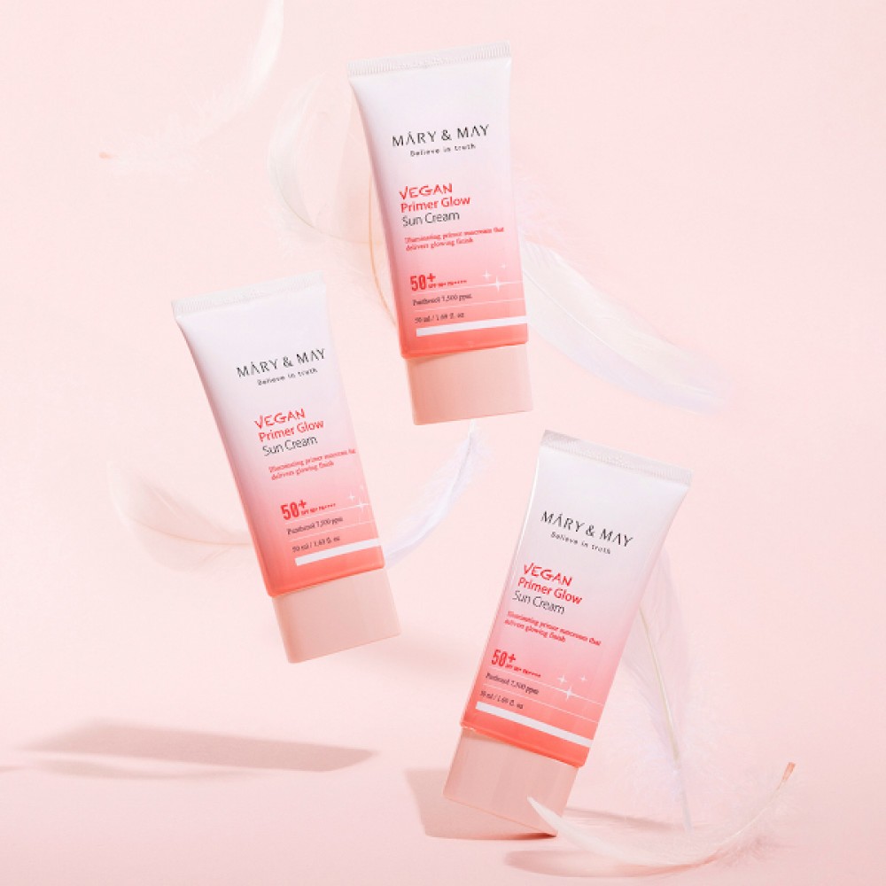 Mary&May - Vegan Primer Glow Sun Cream SPF50+ PA++++ - 50ml