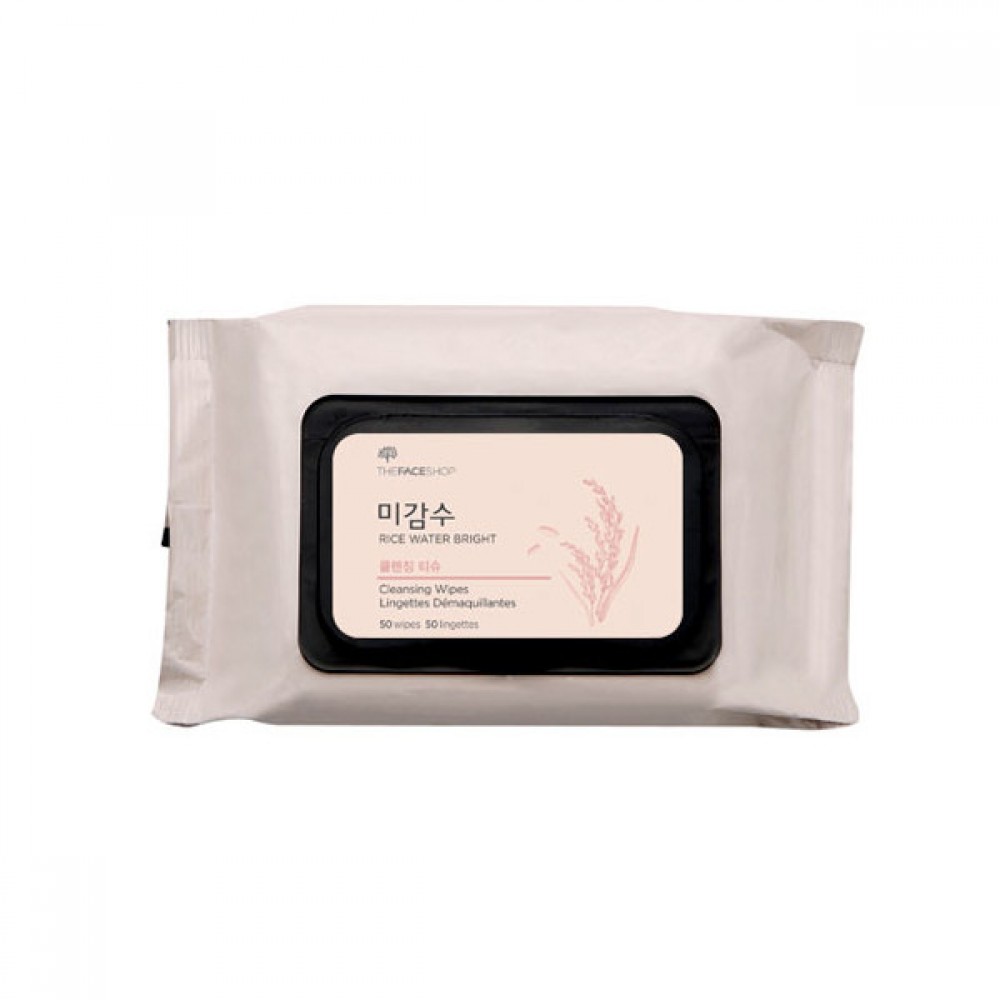 THE FACE SHOP - Rice Water Bright Cleansing Facial Wipes
