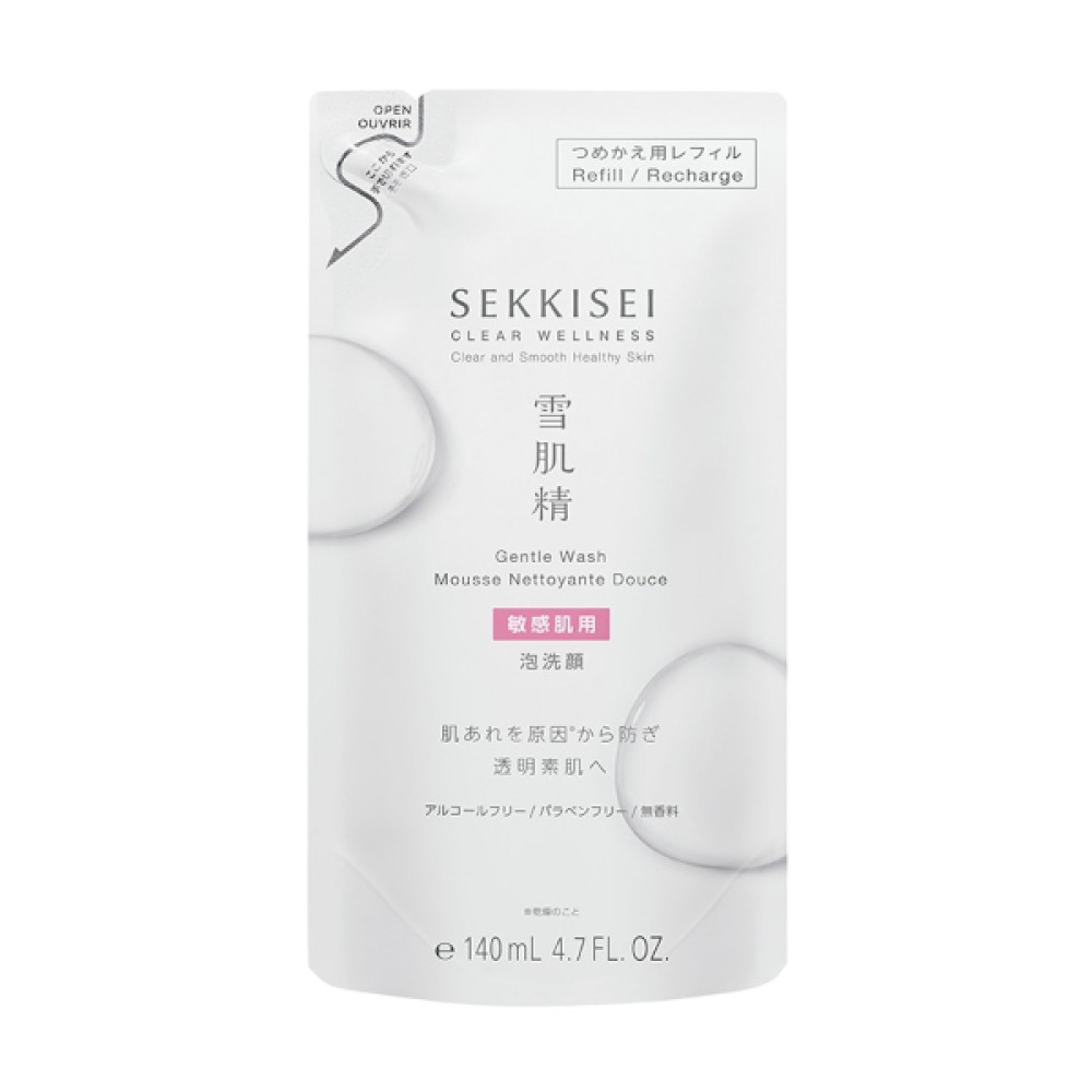 Kose - Sekkisei Clear Wellness Gentle Wash Refill - 140ml