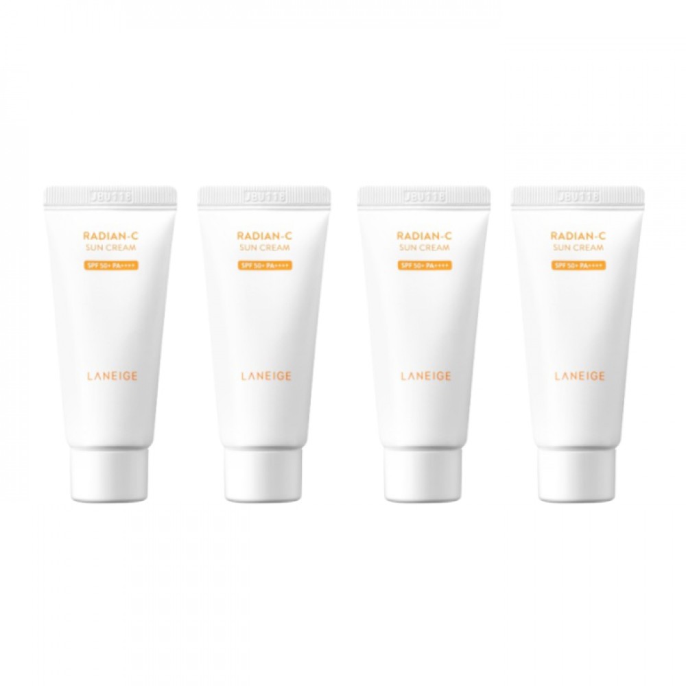 LANEIGE - Radian-C Sun Cream SPF50+ PA++++ - 20ml (4ea) Set
