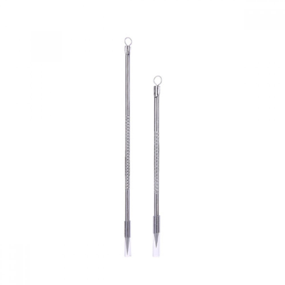 MINGXIER - Stainless Steel Blackhead Remover Set - 2pcs