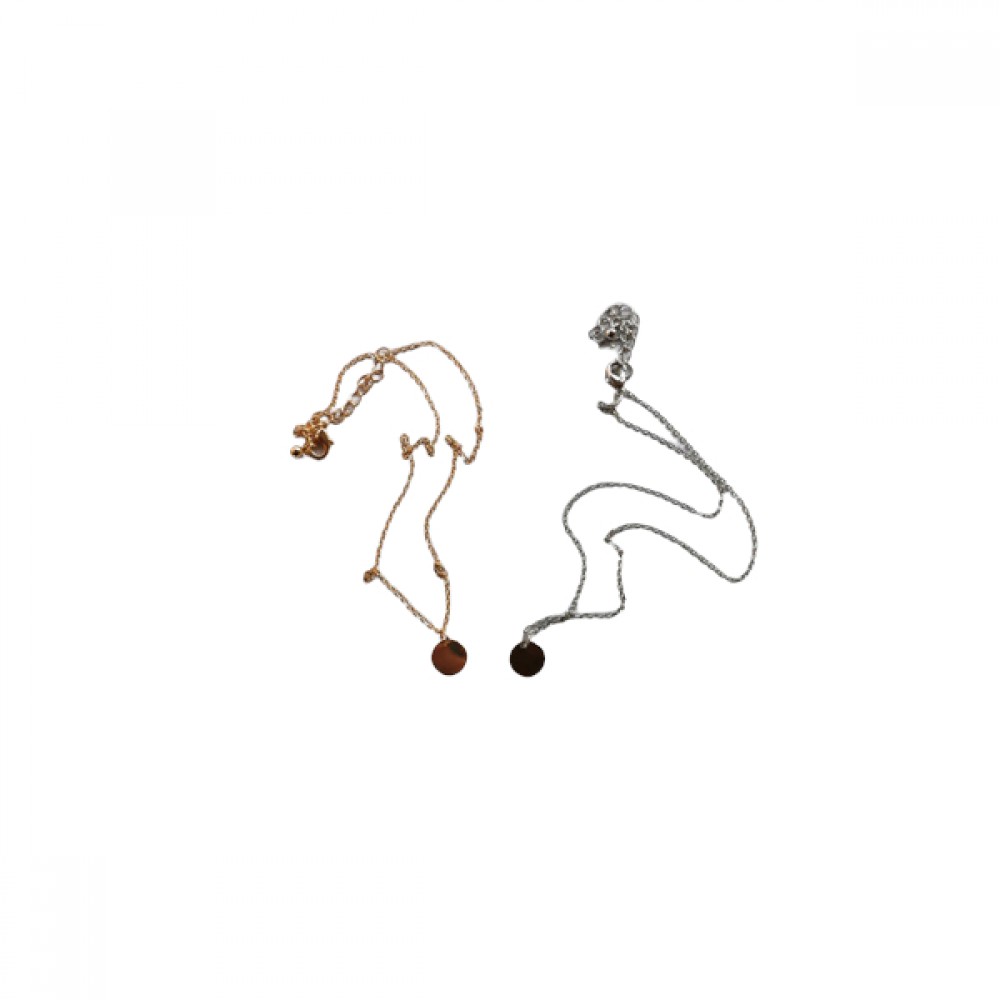 MsBlossom - Disc Necklace - 1pc