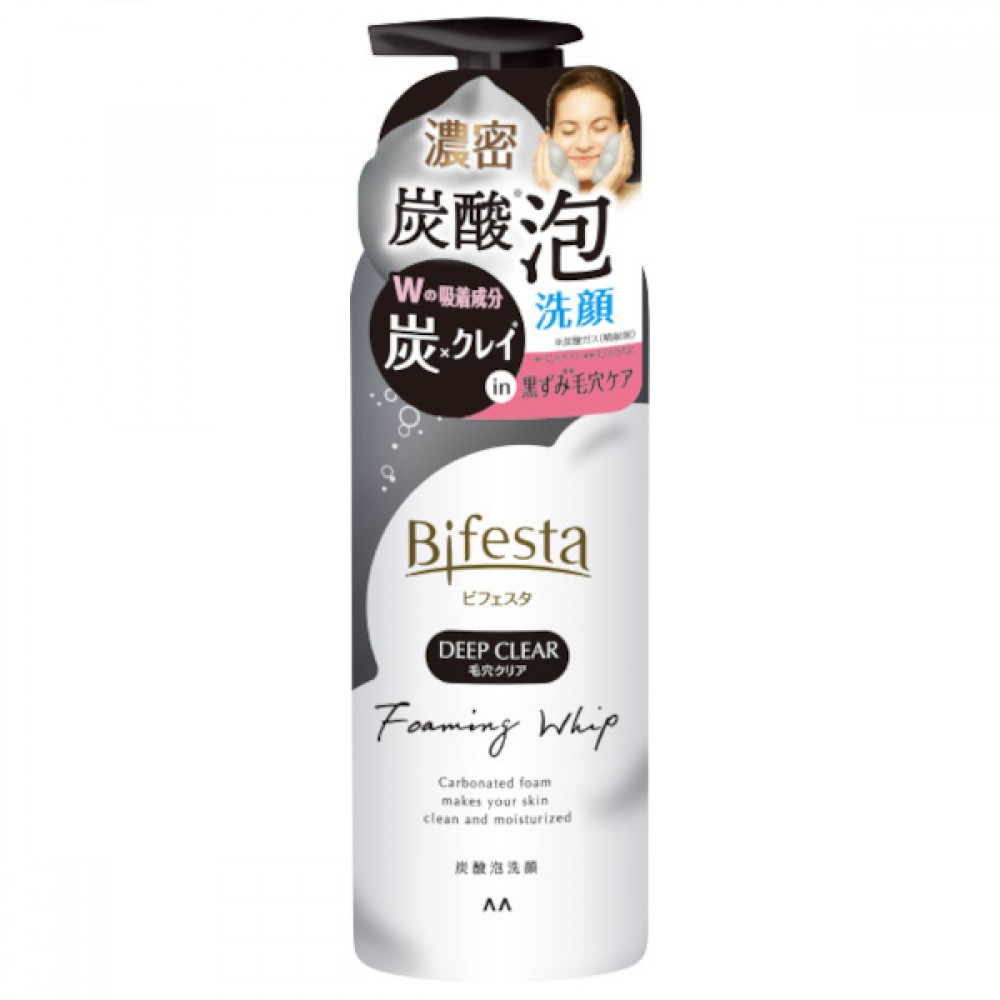 Mandom - Bifesta Deep Clear Foaming Whip - 180ml