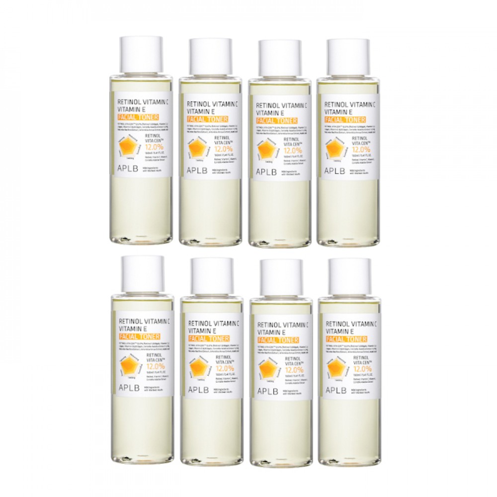 APLB - Retinol Vitamin C Vitamin E Facial Toner - 160ml (8ea) Set