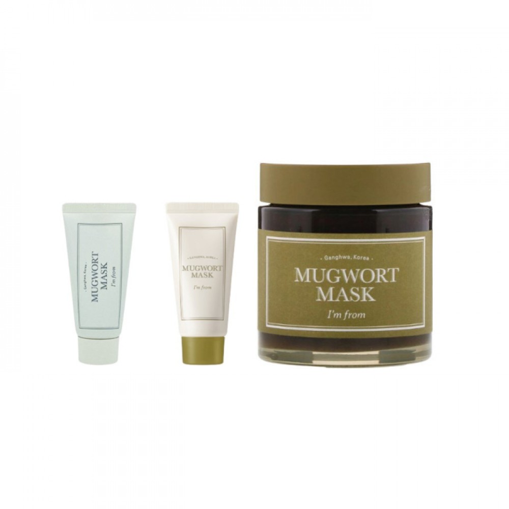 I'm From Mugwort Mask - random package - 30g - Brown (1ea) + Mugwort Mask - 110g (1ea) Set
