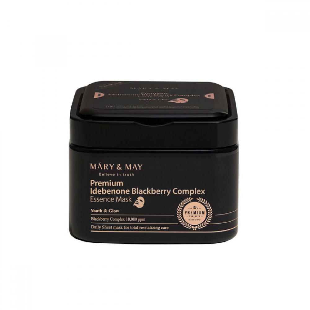 Mary&May - Premium Idebenone Blackberry Complex Essence Mask - 20EA/250g