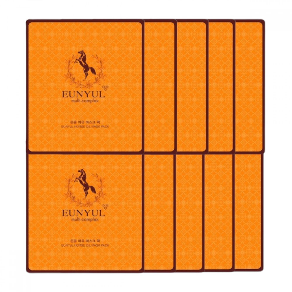 EUNYUL - Horse Oil Mask Pack - 10pcs