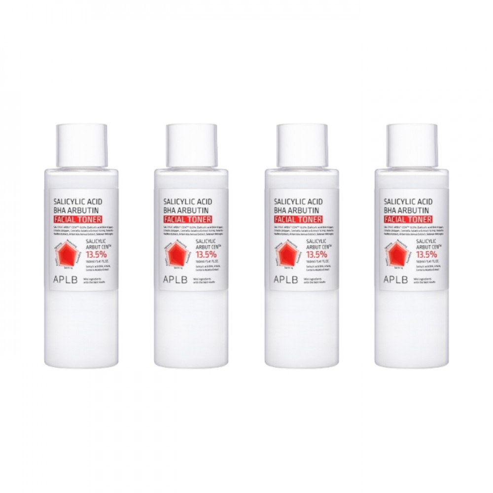 APLB - Salicylic Acid BHA Arbutin Facial Toner - 160ml (4ea) Set
