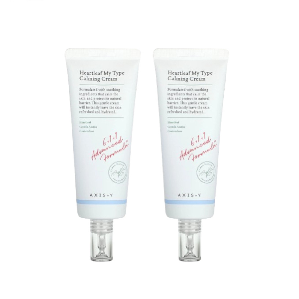 AXIS-Y - Heartleaf My Type Calming Cream - 60ml (2ea) Set