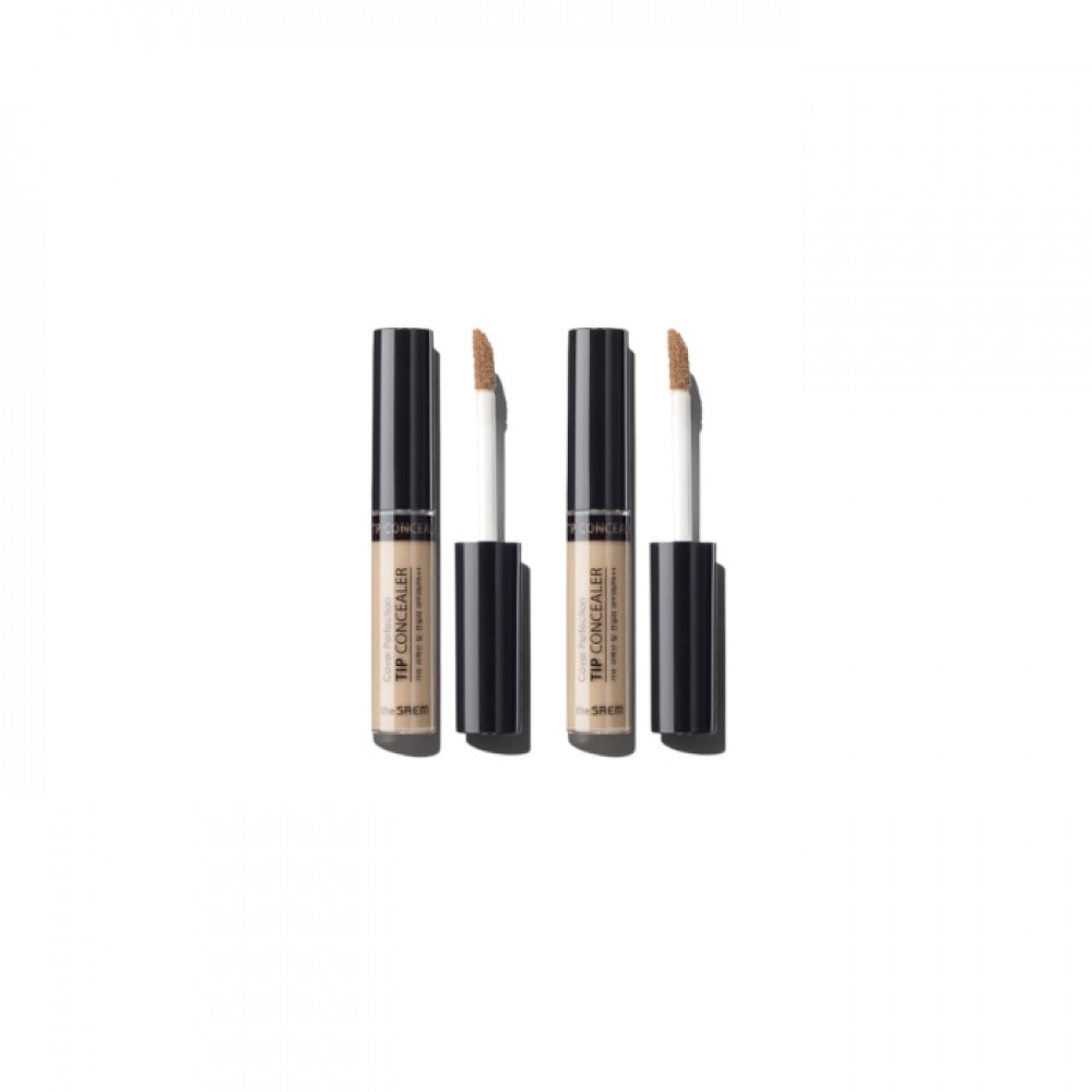 The Saem - Cover Perfection Tip Concealer - 6.5g - Peach Beige (2ea) Set