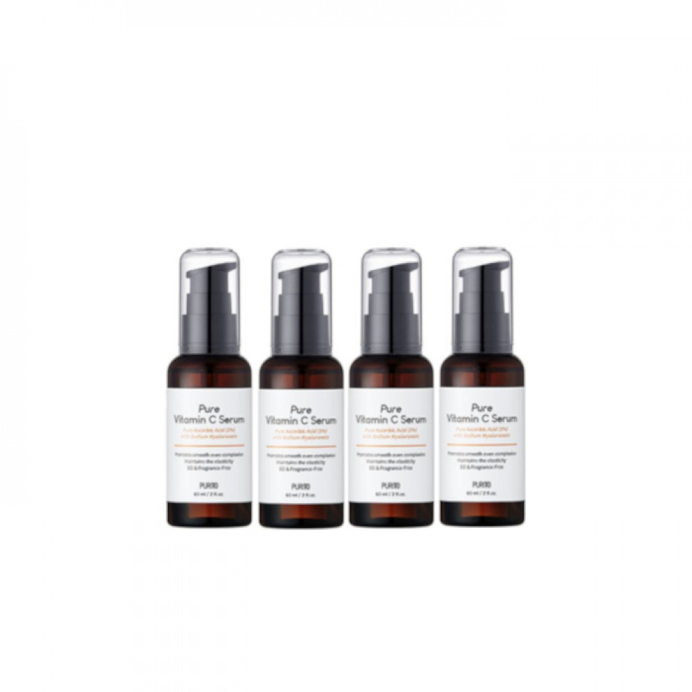 Purito SEOUL - Pure Vitamin C Serum (New) - 60ml (4ea) Set
