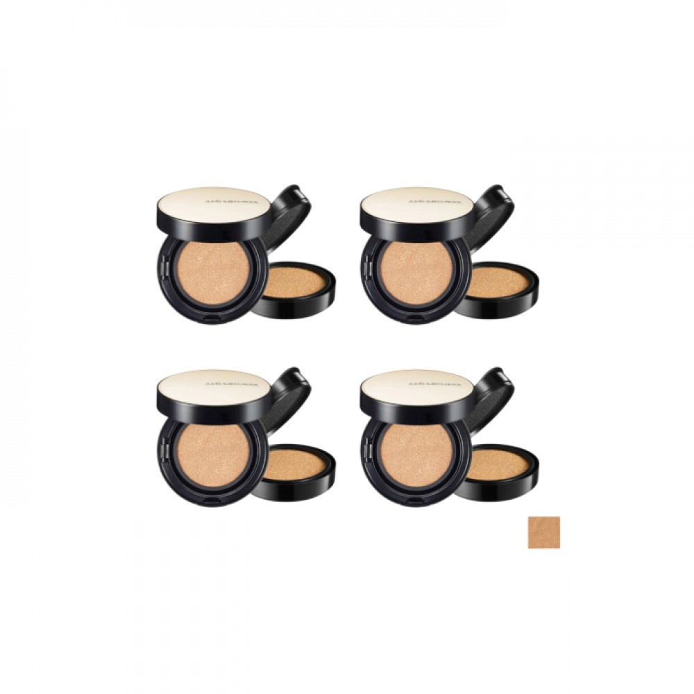 Jung Saem Mool - Essential Skin Nuder Long Wear Cushion - 14g+14g - Medium Deep (4ea) Set