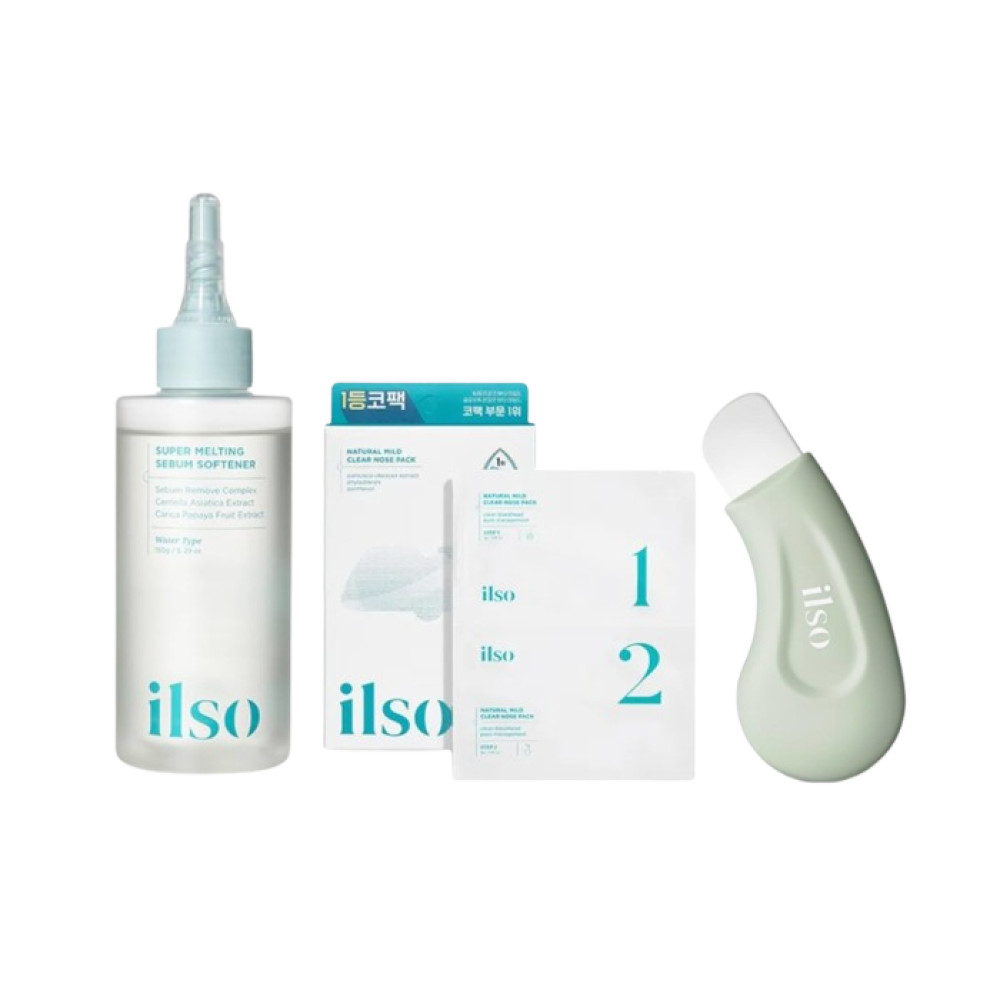 ILSO - Super Melting Serum Softener - 150ml + Nose Patch - 5ea + Deep Clean Master - 1pc Set