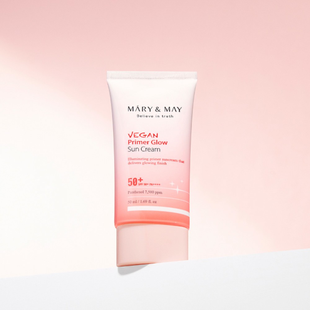 Mary&May - Vegan Primer Glow Sun Cream SPF50+ PA++++ - 50ml