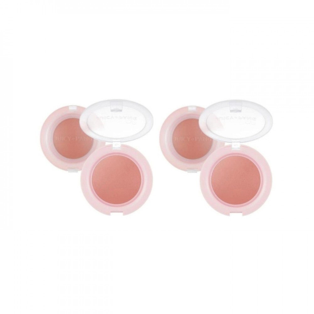A'PIEU - Juicy-Pang Jelly Blusher - 4.8g - CR01 Peach (2ea) Set