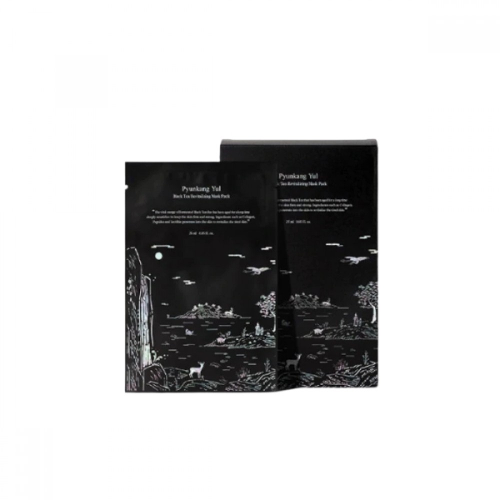 Pyunkang Yul - Black Tea Revitalizing Mask Pack - 10pcs