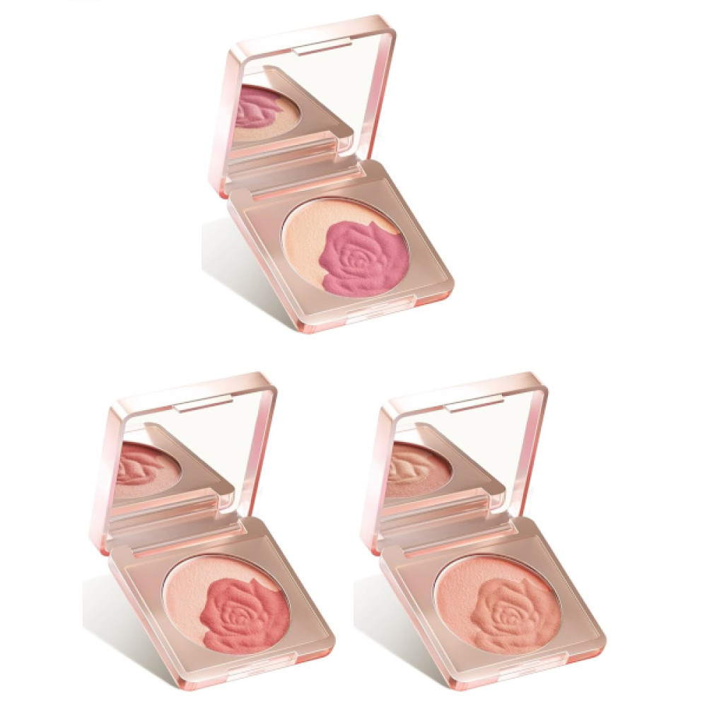 Florasis - Floral Dew Care Cream-To-Powder Blush - 4g