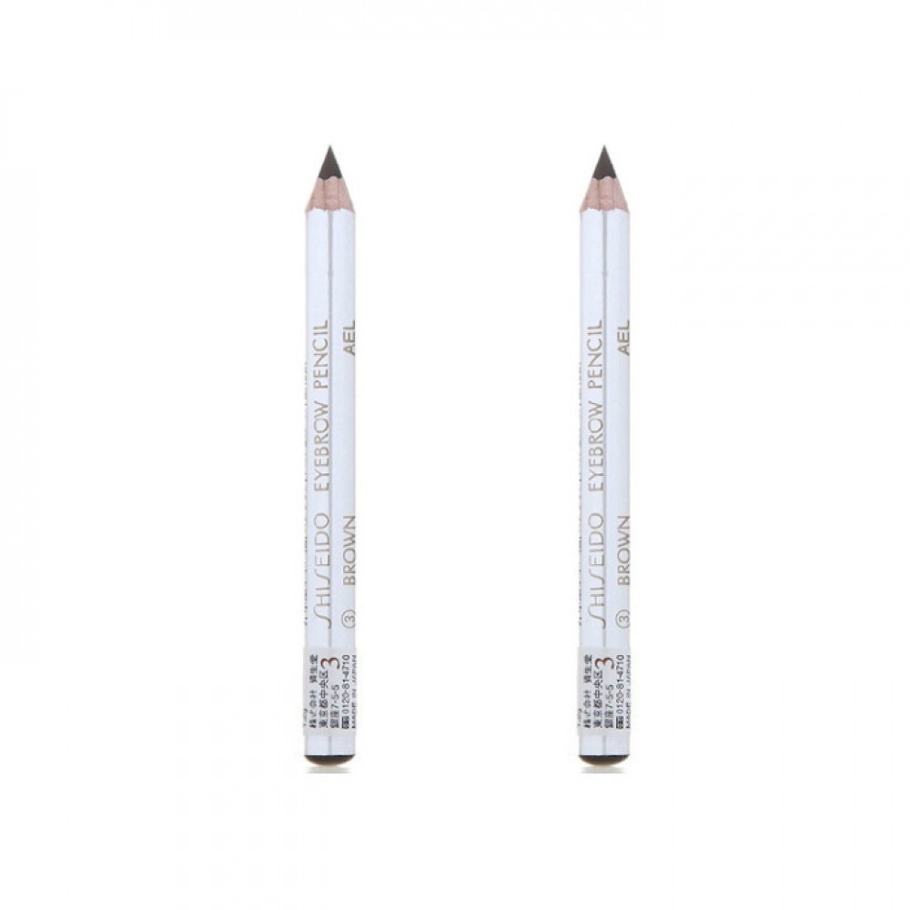 Shiseido - Eyebrow Pencil - 03 Brown (2ea) Set