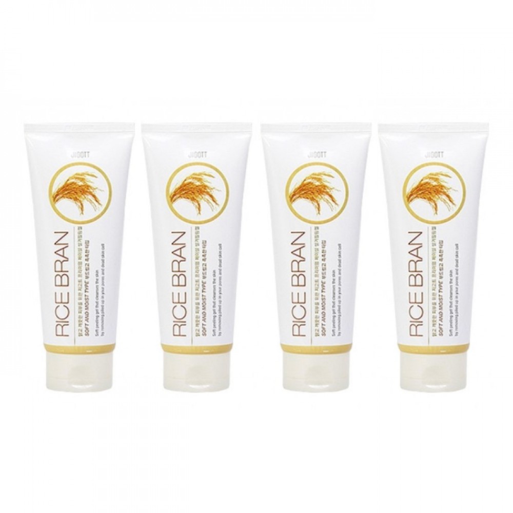 Jigott - Premium Facial Peeling Gel No.Rice Bran- 180ml (4ea) Set