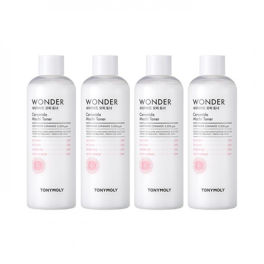 TONYMOLY Wonder Ceramide Mochi Toner - 500ml (4ea) Set