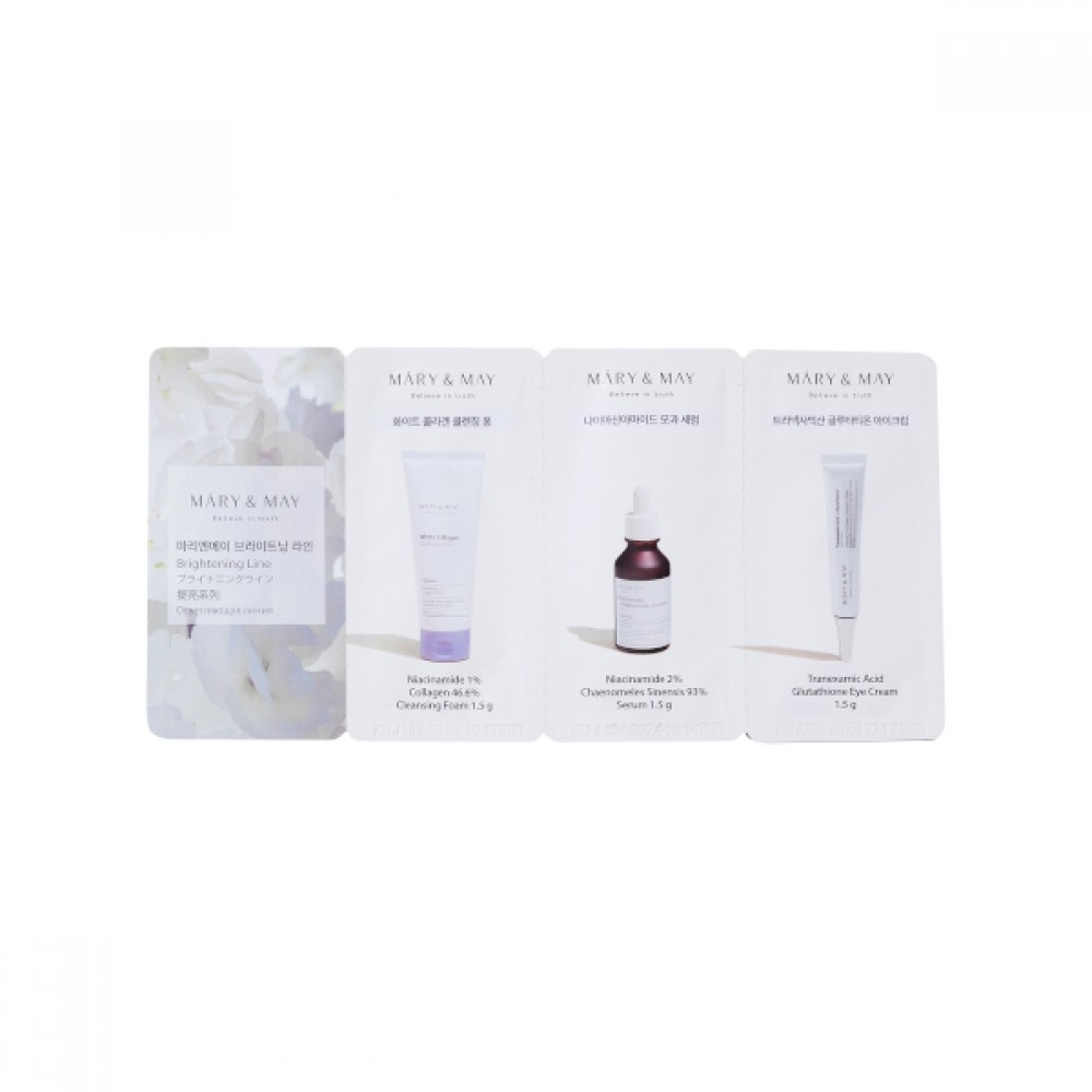 Mary&May - Brightening Line 3 Step Sachet Starter Kit - 1.5gx3types