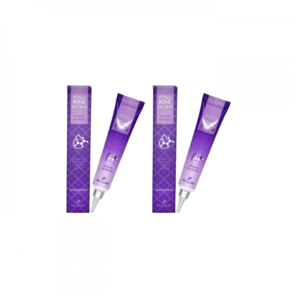 3W Clinic - Hyaluronic Eye Cream - 40ml (2ea) Set