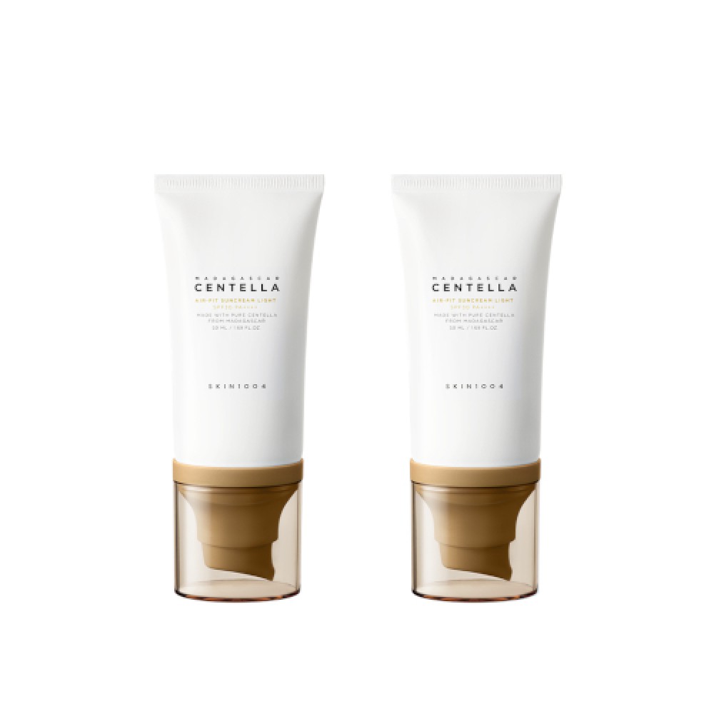 SKIN1004 Madagascar Centella Air-Fit Suncream Light SPF30 PA++++ - 50ml (2ea) Set