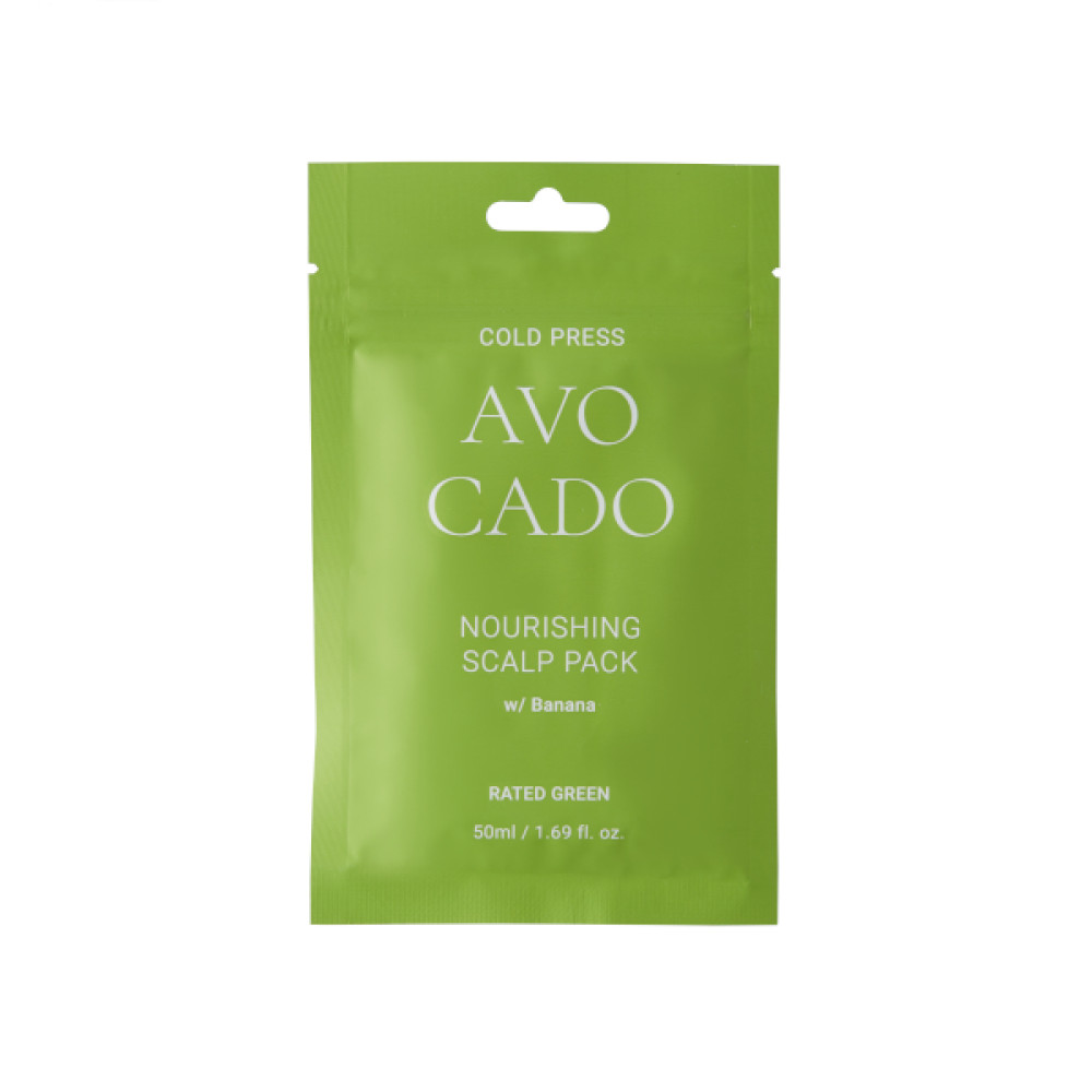 Rated Green - Avocado Nourishing Scalp Pack W. Banana - 50ml