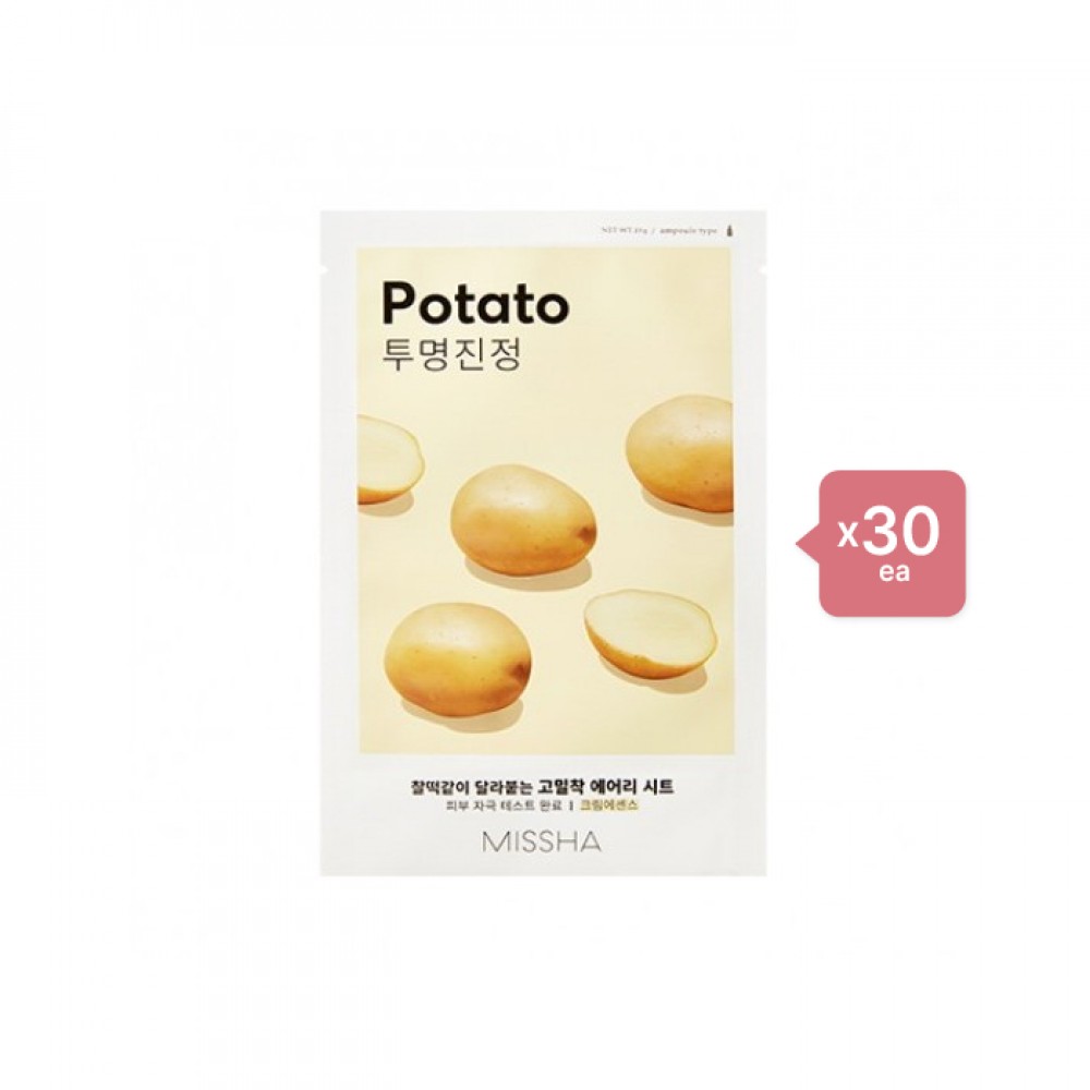 MISSHA - Airy Fit Sheet Mask - Potato - 1pc (30ea) Set