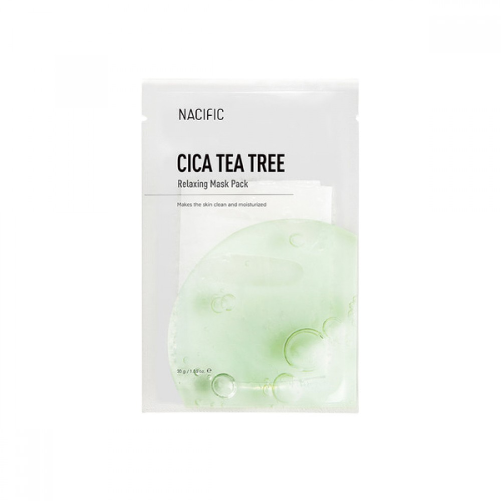Nacific - Cica Tea Tree Relaxing Mask Pack - 30g*10pc