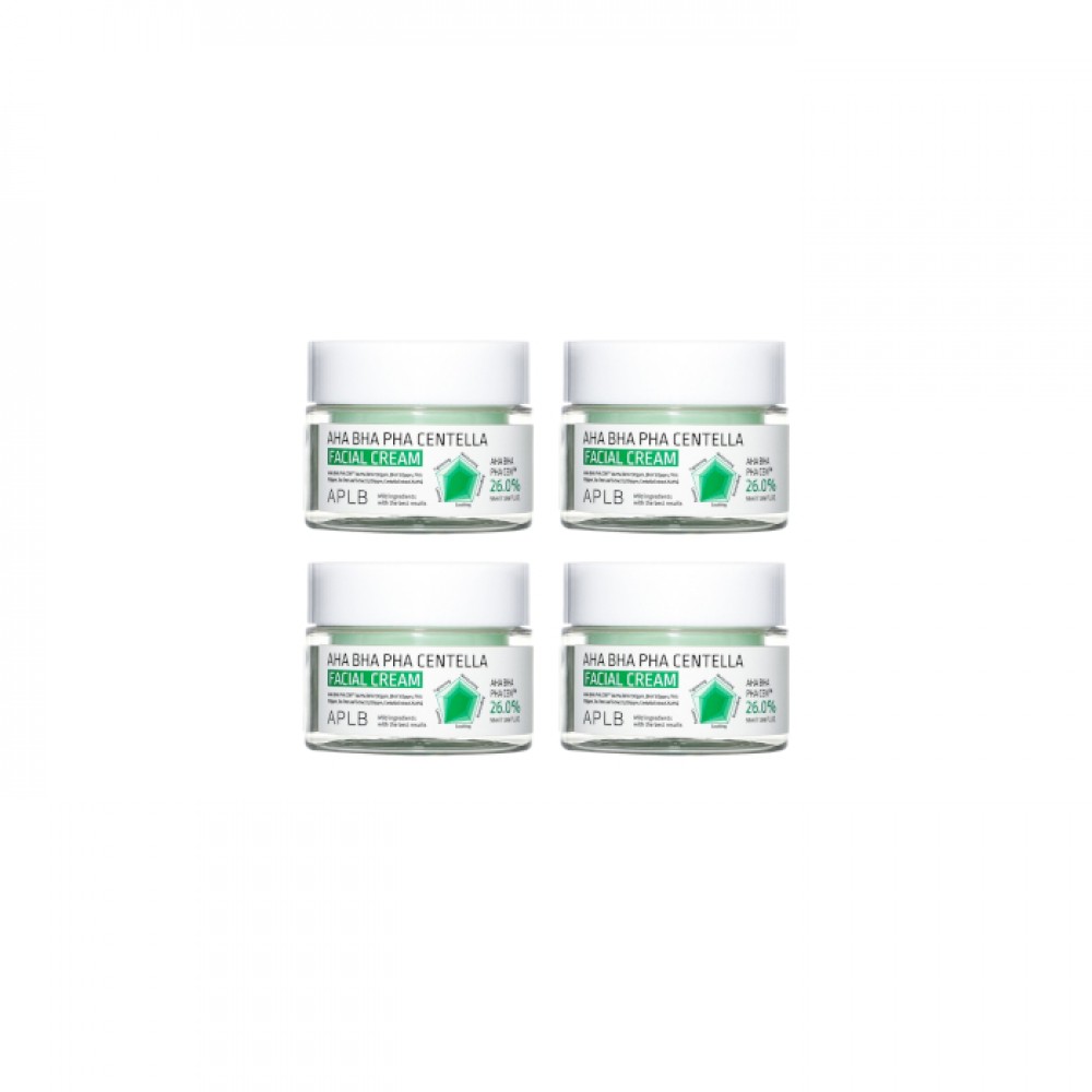 APLB - AHA BHA PHA Centella Facial Cream - 55ml (4ea) Set