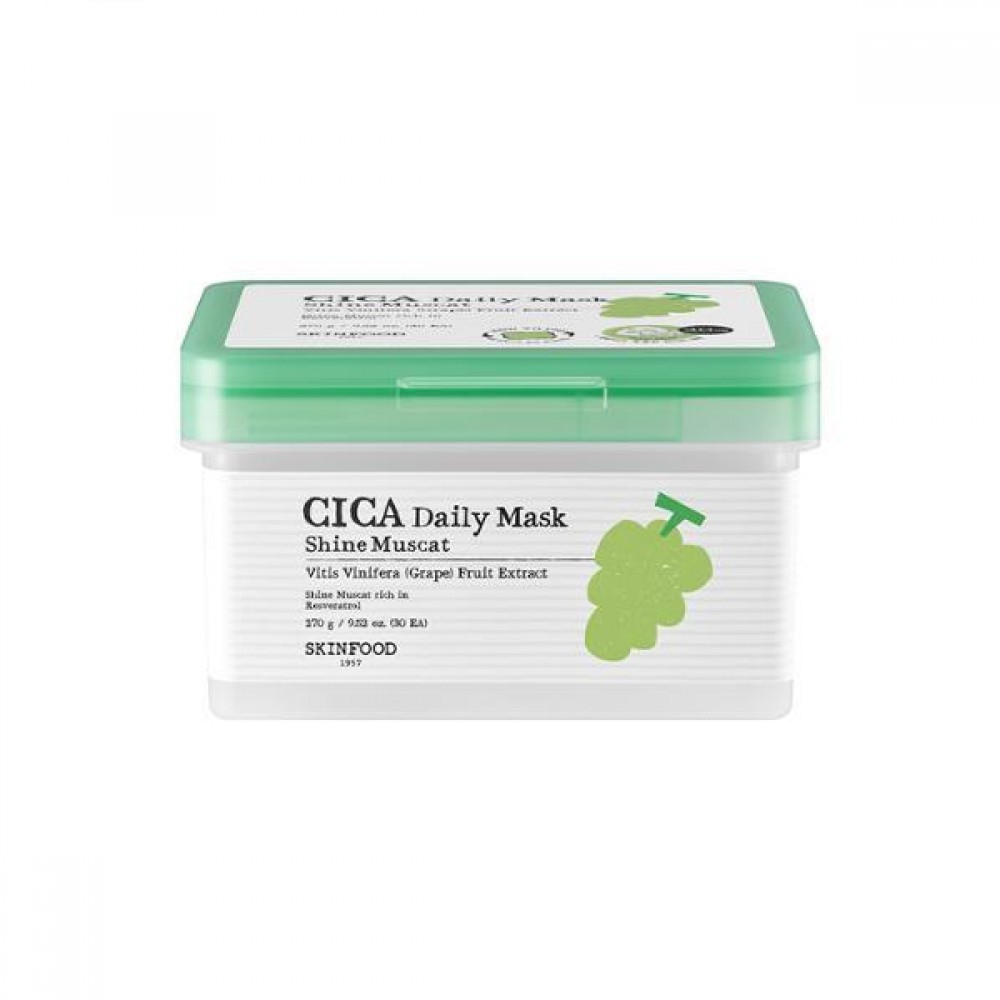 SKINFOOD - Shine Muscat Cica Daily Mask - 270g/30pcs