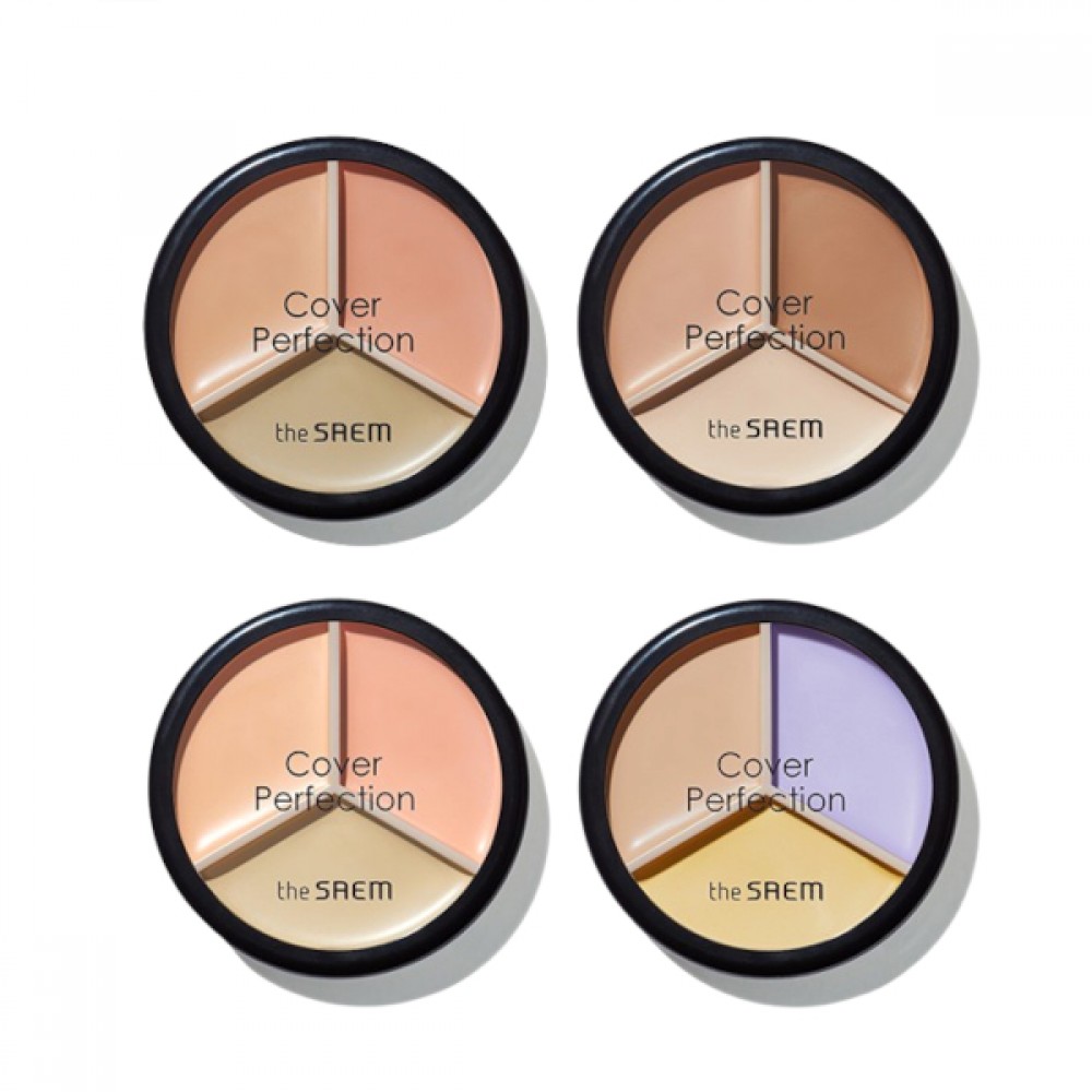 The Saem - Cover Perfection Triple Pot Concealer - 4.5g*3