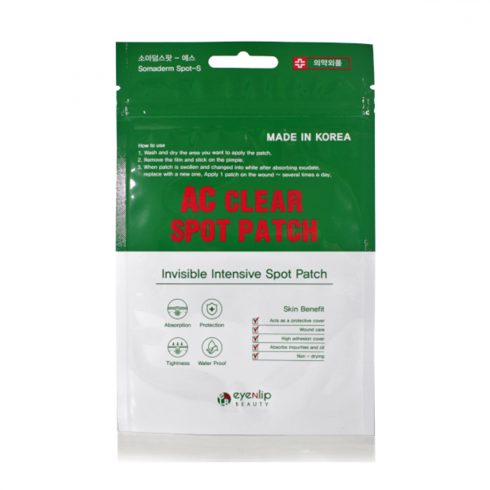 EYENLIP - AC Clear Spot Patch - 24 patches (7mm*10ea+10mm*5ea+12mm*9ea)