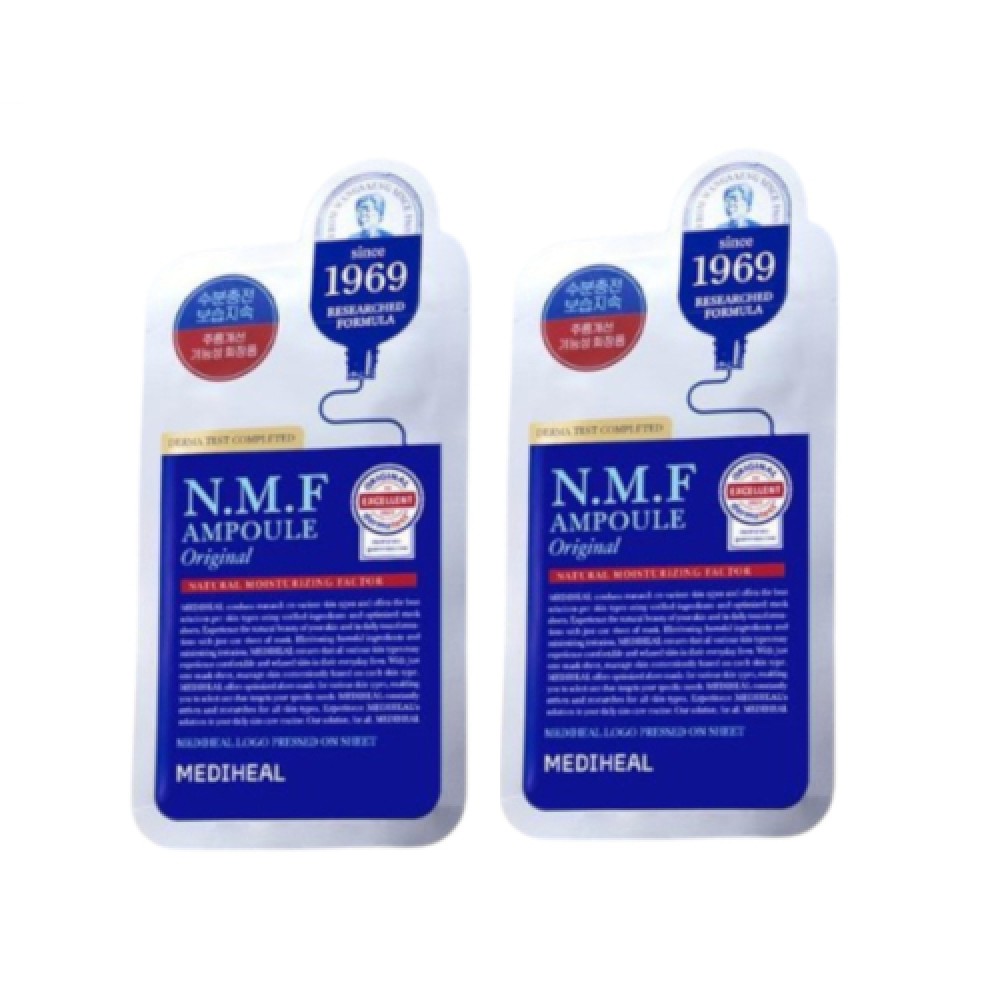 Mediheal - N.M.F Aquaring Ampoule Mask EX - 1pc (2ea) Set