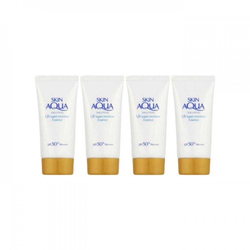 Rohto Mentholatum Skin Aqua Super Moisture Essence Sunscreen (4ea) Set