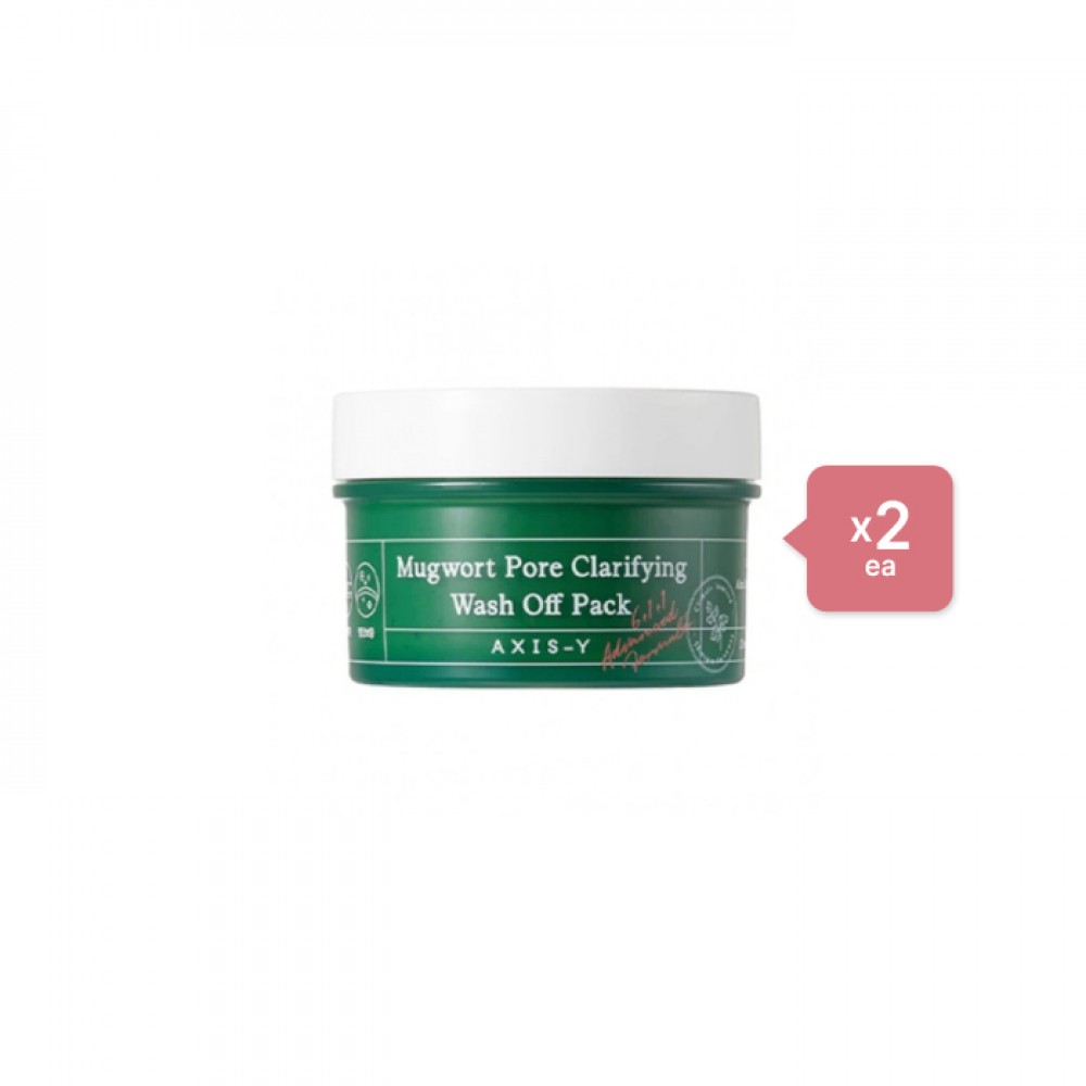 AXIS-Y - Mugwort Pore Clarifying Wash Off Pack - 100ml (2ea) Set