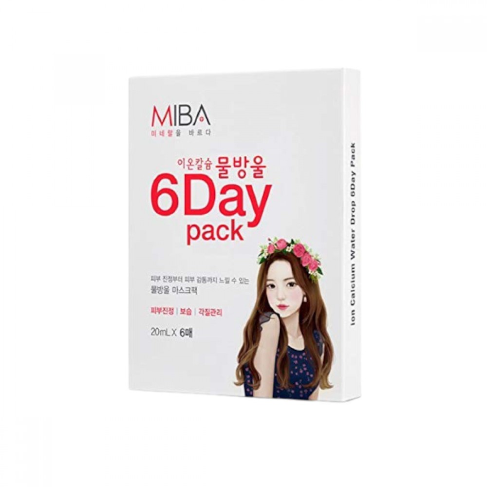 MIBA - Ion Calcium Water Drop 6Day Pack - 20ml x 6pcs