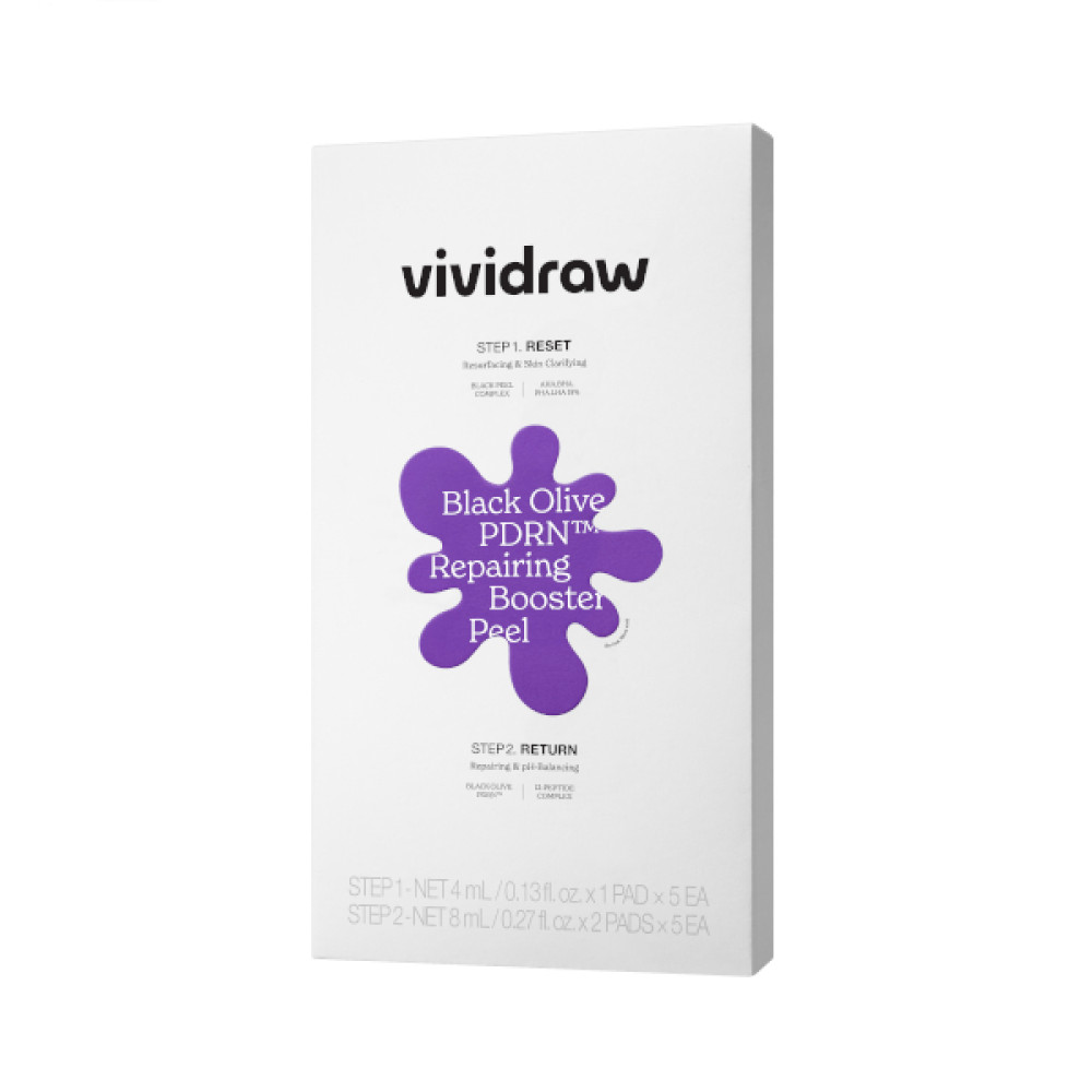 vividraw - Black Olive PDRN Repairing Booster Peel - 5ea