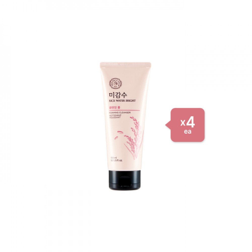 THE FACE SHOP Rice Water Bright Foaming Cleanser - 150ml (4ea) Set