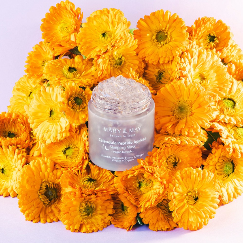 Mary&May - Calendula Peptide Ageless Sleeping Mask - 110g