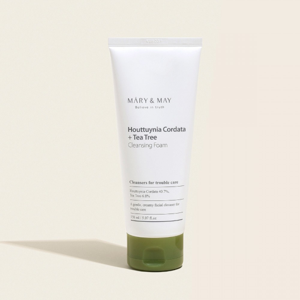 Mary&May - Houttuynia Cordata+Tea Tree Cleansing Foam - 150ml